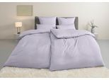 Bettwäsche OTTO HOME "Mila ab Gr. 135x200 cm aus 100% Baumwolle", lila (lavendel), B/L: 135cm x 200cm, 1 Stk., 1 Stk., Mako-Satin, B/L: 80cm x 80cm, 2 Stk., Mako-Satin, Obermaterial: 100% Baumwolle, Bettwäsche, Bettwäsche, zeitlos elegante Uni Bettwäsche in verschiedenen Premium Qualitäten