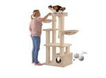 Rohrschneider ® XXL Katzenbaum Enya, mit Gratis-Spielball, beige