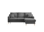 P & B , Grau , Textil , Buche , Uni , Füllung: Schaumstoff,Schaumstoff , L-Form , 228x150 cm , Made in EU , Liegefunktion, Schlafen auf Sitzhöhe, Typenauswahl, Stoffauswahl, seitenverkehrt erhältlich, Rücken echt, Armteil links, Armteil rechts ,