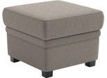 Polsterhocker SIT & MORE "Savona, B: 58 cm", taupe, B:58cm H:45cm T:58cm, 100% Polyester, Hocker, Polsterhocker, individuell zu kombinieren
