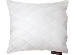 Microfaserkissen CENTA-STAR "Royal", weiß, B:40cm L:40cm, Bezug: 100% Baumwolle. Füllung: 100% Polyester, Kopfkissen, Microfaserkissen