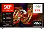 TCL Mini-LED-Fernseher "98C8LX1", Energieeffizienz: D, schwarz, 98 ″, Fernseher, SQD-Mini LED, HDR 6000 Nits, 100%BT.2020, 144Hz, AiPQ Pro,Dolby Vision, Mini-LED-Fernseher