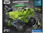 Modellbausatz CLEMENTONI "Mechanik Labor, Monster Truck", grün, Modellbausätze, Kinder, Modellbausatz, Made in Europe