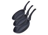 Pfannen-Set RESTO KITCHENWARE "Sagitta, antihaftbeschichtet und spülmaschinenfest", schwarz, Pfannen, Pfannen-Set, für alle Herdarten geeignet, auch Induktion
