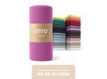 Spannbettlaken OTTO HOME "BLACKBERRY in PREMIUM und BASIC Qualität, 100% Baumwolle", lila (beere), B:160cm L:200cm, Jersey (110 g/m²), Obermaterial: 100% Baumwolle, Bettlaken, Spannbettlaken, für hohe Matratzen bis 28 cm, Bettlaken, Spannbetttuch, Boxspring