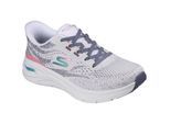 Skechers Arch Fit 3.0 Textil Damen Weißes Mesh/Multi Trim Trainer