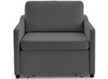 XXL-Sessel OTTO HOME "Anella", grau, B:93cm H:85cm T:92cm, Sessel, XXL-Sessel, mit Cord-Bezug, mit Schlaffunktion, frei im Raum stellbar