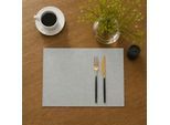 Platzset OTTO HOME "Meellon" Gr. 1, hellgrau, B:30cm L:45cm, Obermaterial: 100% Polyester, Platzsets, Platzset, 2er Set, verschiedene Größen, strukturiert, Esszimmer, Esstisch, Deko