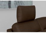 Sofa-Kopfstütze SIT & MORE "Mellum", braun (mocca), B:50cm H:25cm T:12cm, 100% Polyester, Kopfstützen