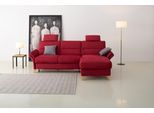 Sofa-Kopfstütze OTTO HOME "Westerland", rot (bordeaux), B:50cm H:25cm T:12cm, 100% Polyester, Kopfstützen, 2 Stück im Set, passend zur Serie "Westerland"