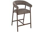 Livetastic , Braun, Walnussfarben , Holz, Metall, Textil , Pappel , Sperrholz , 53x93x55 cm ,