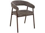 Livetastic , Braun, Walnussfarben , Holz, Metall, Textil , Pappel , Sperrholz , 56x77x58 cm ,