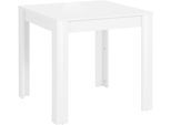Esstisch OTTO HOME "Meigh", weiß (weiß hochglanz), B:80cm H:75cm T:80cm, Tische, Esstisch, Breite 80 cm, in verschiedenen Farbvarianten erhältlich