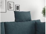 Sofa-Kopfstütze TRENDS BY HG "Summer", teal, B:48,5cm H:70cm T:17,5cm, Metall, Polyurethan, Kopfstützen, in Cord & Struktur erhältlich