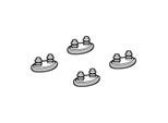 Geberit Set Ausgleichspuffer für WC-Sitz 242173001 zu Geberit AquaClean 4000