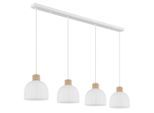 Globo , Braun, Opal, Weiß , Holz, Metall, Glas, Textil , 20x120x113 cm , beliebig kürzbar ,