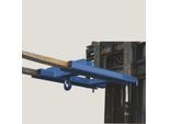 Eichinger-Industrie Lasthaken-Stapleraufsatz, für 2 Gabelstaplerzinken, bis 2000 kg, Stahl, enzianblau RAL 5010