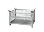 Eichinger-Industrie Gitterbox-Stapelpalette, bis 2000 kg, 4 Seitenwände, Kranösen, B 1000 x T 800 x H 750 mm, Stahl, feuerverzinkt