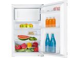 AMICA Einbaukühlschrank "EKSS 361 915", Energieeffizienz: D, silber (weiß), Rechtsanschlag, wechselbar, Kühlschränke, Eleganter Einbaukühlschrank mit leichter Türführung und LED‑Komfort, Einbaukühlschrank