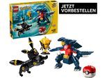 Konstruktionsspielsteine LEGO "SMART Play™ Nachtaras und Knakracks Duell um die (72165)", bunt, Spielbausteine, Kinder, Kunststoff, Konstruktionsspielsteine, Meisterschaft, LEGO Pokémon; Mit SMART Brick kombatibel (nicht enth.)