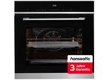 HANSEATIC Backofen "7NM30T0-E111E00", Energieeffizienz: A+, schwarz, B:59,5cm H:59,5cm T:56,5cm, Backöfen, inkl. 3 Jahre Herstellergarantie, Backofen