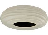 Dekovase I.GE.A. "Keramik-Vase", beige, B:18cm H:10cm, Keramik, Vasen, Dekovase, 2er Set Kleine Vase Weiß Modern Keramik Tisch Küche Büro Pampasgras