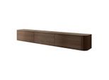Mirjan24 Tv-Lowboard, Nussbaum, Holzwerkstoff, Rechteckig, 200x29x34 cm, Wohnzimmer, Wohnwände, Lowboards, Lowboards stehend