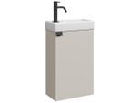 Badplaats Gäste-Wc-Möbelset, Kaschmir, Holz, Rechteckig, 40x68x22 cm, Badezimmer, Badezimmerschränke, Waschtischkombinationen
