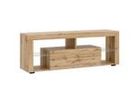 Livetastic , Eiche Wotan , Holzwerkstoff , 2 Fächer , 140x50.5x35 cm , stehend ,