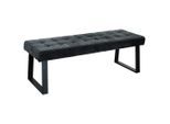 Livetastic , Dunkelgrau , Metall, Textil , 140x49x48 cm ,