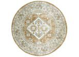 Veer Carpets Vloerkleed laria brown 5 rond ø160 cm