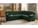 Ecksofa OTTO HOME "Langeland 232 x 146 cm, auch mit Schlaffunktion, mit Federkern, L-Form", dunkelgrün, B:240cm H:83cm T:190cm, 100% Polyester, Sofas, Ecksofa, mittelfester Sitzkomfort, aus haustierfreundlichem Pet Friendly Bezug