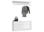 Mid.you , Weiß , 2 Schublade(n) Schubladen , 121x62x34 cm , FSC MIX ,