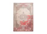 Kayoom , Rot , Textil , Vintage , rechteckig , 200x290 cm , pflegeleicht ,