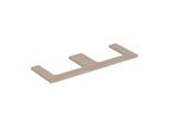 Geberit One Waschtisch-Platte 505286005 135 x 3 x 47 cm, Eiche/Melamin Holzstruktur, Ausschnitt zweifach