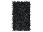 Aquanova Badteppich Kemen, Dunkelgrau, Textil, Uni, rechteckig, 60x100 cm, für Fußbodenheizung geeignet, Badtextilien, Badematten