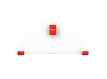 Schäfer Shop Pure Cover niedrig für Eurobox Serie Economy 600 x 400 mit offener Front, Kunststoff, rot