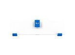 Schäfer Shop Pure Cover hoch für Eurobox Serie Economy 600 x 400 mit offener Front, Kunststoff, blau