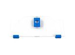 Schäfer Shop Pure Cover niedrig für Eurobox Serie Economy 400 x 300 mit offener Front, Kunststoff, blau