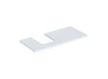 Geberit One Waschtisch-Platte 505294001 105 x 3 x 47 cm, weiß/lackiert hochglänzend, Ausschnitt links