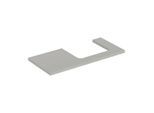 Geberit One Waschtisch-Platte 505324007 105 x 3 x 47 cm, greige/lackiert matt, Ausschnitt rechts
