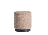 Mid.you Hocker, Hellbraun, Textil, 38x42x38 cm, Wohnzimmer, Hocker, Sitzhocker