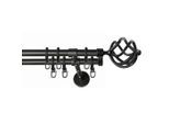 Möbelix , Schwarz , Metall , 140 cm ,