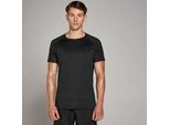 MP Herren Tempo Geprägtes Trainings-T-Shirt – Schwarz - XS