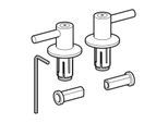 Geberit Scharnier-Set 598147000 für WC-Sitz