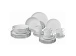 Seltmann Weiden Kombiservice Lido, Weiß, Keramik, 30-teilig, Made in Germany, Essen & Trinken, Geschirr, Geschirr-Sets, Kombiservice
