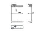 MAHLE Wärmetauscher, Innenraumheizung ah265000s für CUPRA