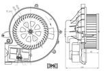 NRF Innenraumgebläse 34302 für Mercedes