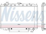 NISSENS Kühler, Motorkühlung 67352 für INFINITI NISSAN