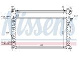 NISSENS Kühler, Motorkühlung 68003a für SAAB